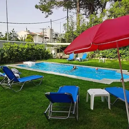 Maira 2, Amazing Family Apartment, 4 Bedroom 2 Ba, Swimming Pool, 150m To Apartmán Peraía
